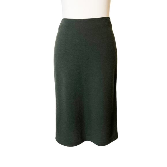 Armani Collezioni green pencil skirt wool blend sz 42 - Picture 1 of 7